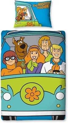 £19.99 • Buy Scooby Doo Mystery Single Panel Duvet Cover Set, Multi-Color Children