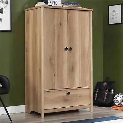 Sauder Bedroom Clothing Garment Armoire Wardrobe Holder Clothes Storage Cabinet • $394.14