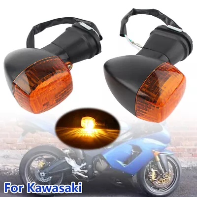 Front Turn Signals Indicator Light Lamp For Kawasaki Ninja ZX-6R 7R ZX-9R ZX-12R • $20.58