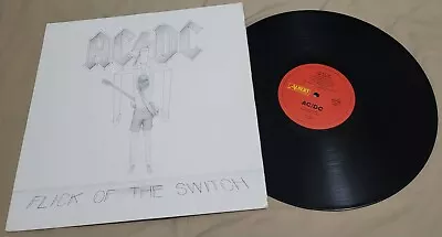 AC/DC Flick Of The Switch 1st Oz Press Lp Record • $64.95