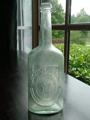 SCARCE Antique HAVILAND & Co DRUGGISTS NY Charleston & Augusta MEDICINE BOTTLE • $1100