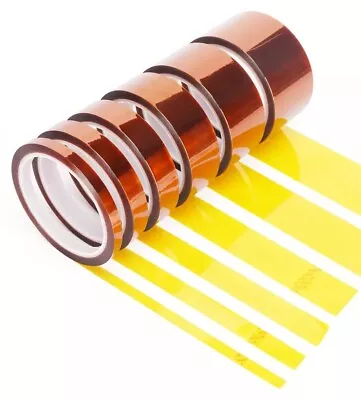 Kapton Polyimide Tape Heat Resistant Adhesive Insulation Watch Polishing Film • £6