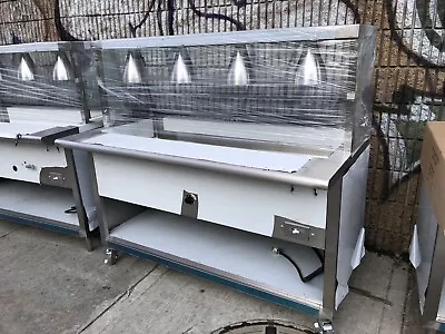 60  Electric Steam Table W/ Sneeze Guard And Lights - 208 Volts  1PH NSF • $5500