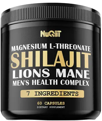 Shilajit 1000Mg Magnesium L-Threonate Lions Mane Complex Ashwagandha Maca Root • $14.44