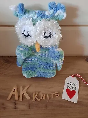 APPLE IPHONE 7 8 11 12 SE MOBILE PHONE Plush OWL Crochet Cover  Sock Unique Gift • £8