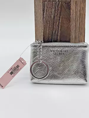 Victoria's Secret Silver KEY CHAIN COIN PURSE • $16.55