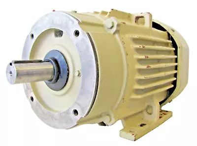 GE 7.5 HP Electric Motor 460V 3 PH 3540 RPM 213TC 1-3/8” Shaft Diameter • $175