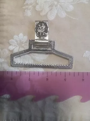 Vintage Square Dancing Metal Towel Holder Belt Clip  • $7.25