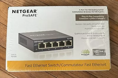 NETGEAR ProSafe (FS105) 5-Ports External Switch - New • $15