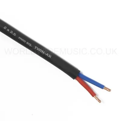 Van Damme Black Series Tour Grade Speaker Cable 2 X 4mm - SOLD BY THE METRE • £4.70