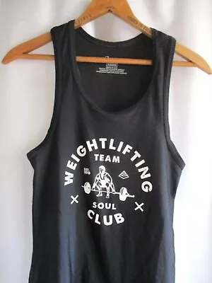 Asics Black Made USA Weightlifting Club School Wrestling Singlet Medium • $59.99