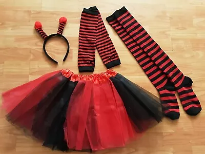 Bnip Girls Ladybug Fancy Dress Outfit Costume Age 9+ • £3.50