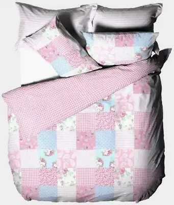 £14.39 • Buy 3Pcs Cotton Rich Duvet Set Quilt Cover & Pillow Case Single Double King S-king