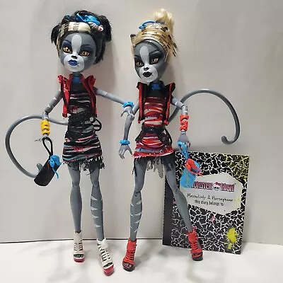 Monster High Zombie Shake Meowlody And Purrsephone Werecat Sisters Twins • $90