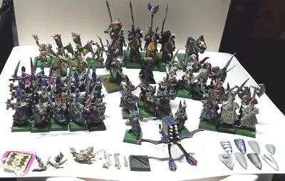 Dark Elves Army Lot Warhammer Fantasy Battles Old World Vintage Oop Metal Elf • $270