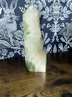 Beautiful Raw Edge Fluorite Tower Rainbows 525g 15x4.6x4.6cm Big Chunky Piece 1g • £15.29