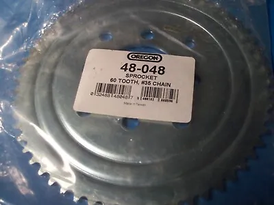 NEW Oregon 48-048 60T Small Engine Steel Plate Sprocket 35 PITCH CHAIN W6 • $22.80