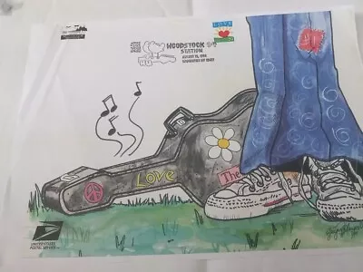 £4.50 • Buy Woodstock Festival 1994 Vintage Music Concert Poster PHOTOCOPY VGC  Ltd Edition 