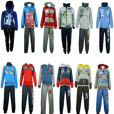 Boys Tracksuit / Jogging Set Disney Cars Star Wars Mickey Mouse Frozen Olaf • £16.50