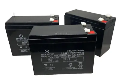Minimoto ATV Battery Kit - 3 Pack 12V 10AH SLA AGM W/1 Year Warranty • $109.95