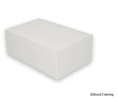 Fold Flat White Cake Boxes Pastry/Birthday/Dessert/Cupcake/Bakery/Wedding/Box • £4.25