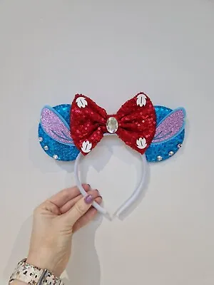 Disney Stitch Mickey Mouse Ears Headband- Stitch Design With Embellished Detail • £10
