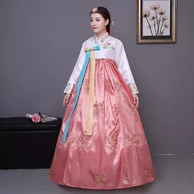 2022Sequined Korean Traditional Costume Hanbok Female Korea Palace Hanbok Dress  • $55.89