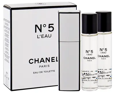 £89.99 • Buy CHANEL  N°5 L'Eau Eau De Toilette Spray 3x20ml For Woman NEW & SEALED -FREE POST