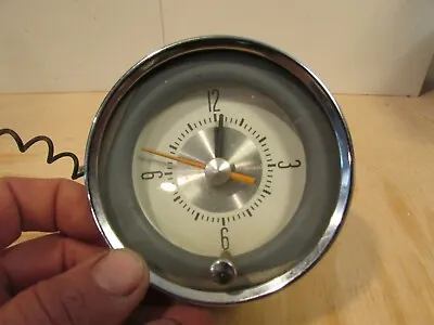$35 • Buy Vintage Century Wood Boat Stewart Warner 12 Volt Clock Gauge Coronado