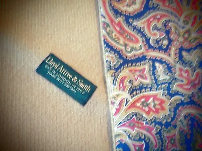 Quality Scarf From Lloyd Attree & Smith Mens Vintage Dress Scarf • £14.80