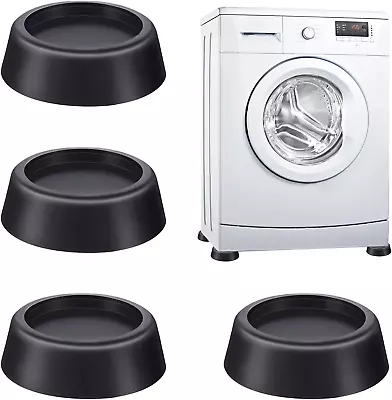FEMONGY Washing Machine Feet Anti Vibration 4 Pcs Washing Machine Anti Anti Mat • £12.13