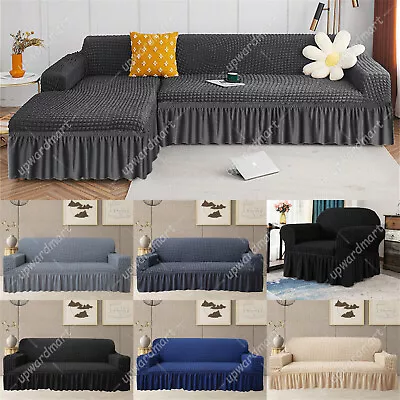 Sofa Cover 1 2 3 4 Seater Super Stretch Couch Covers Lounge Slipcover Protector • $21.59