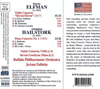 £11.70 • Buy Danny Elfman Danny Elfman: Violin Concerto 'Eleven Eleven'/...  (CD)  Album