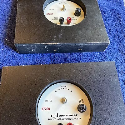 Vintage Dahlquist DQ-10 Speakers Sequenced Back Control Panel Working Pls Read • $39.99