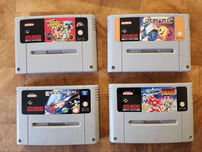 £27 • Buy Crash Dummies + Earth Defence Force + Super Smash TV + Pacman Snes Nintendo 