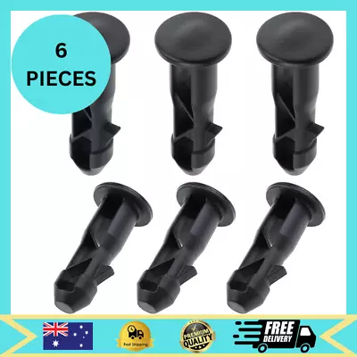 6 PCS Wheelie Bin Lid Hinge Pins 65X18Mm Black Plastic Fit For 240 Liters  • $13.94