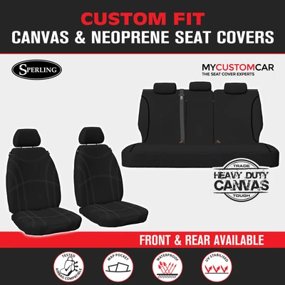 $239 • Buy SSANGYONG KORANDO Custom Fit Seat Covers Front Or Rear, Neoprene Or Canvas