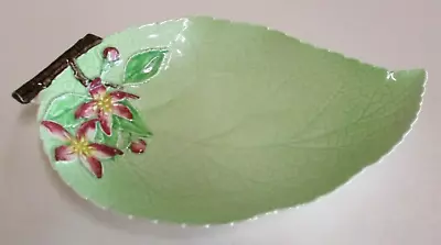 Carlton Ware Dish - Cabbage Leaf And Apple Blossom Design - England - Vintage • $49.95