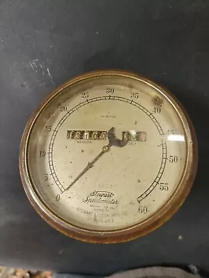 1912 1913 Stewart Model 11 Dash Mount Speedometer Buick Cole Jackson Ford BRASS • $299.96