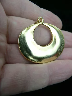 24K Gold Plated Pendant El Dorado Carakas CRESCENT NEW Gold Plated • £7.78