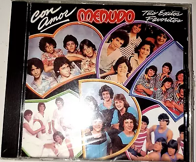 Menudo Con Amor Tus Exitos Favoritos Cd Brand New/still Sealed** • $49.95