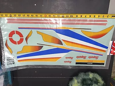 Vintage RC JR Heli Helicopter  JRP960226 Super IO Decal Sticker Sheet  NOS • $19.99