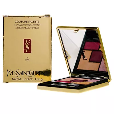 YSL Pink Eyeshadow Palette Couture 5 Colour 9 Love Nude Purple Shadow • £39.99