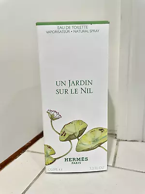 HERMÈS Un Jardin Sur Le Nil Eau De Toilette Spray 3.3 Oz / 100 Ml • $75