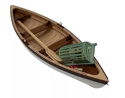 Midwest Maine Peapod Lobster Boat 1:10 Scale - Wooden Ship Model Building Kit... • $121.18
