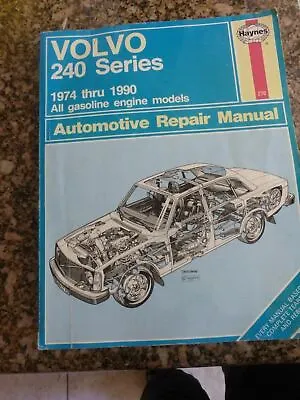 Volvo 240 Haynes 270 Automotive Repair Manual 1974-1990 • $8.99