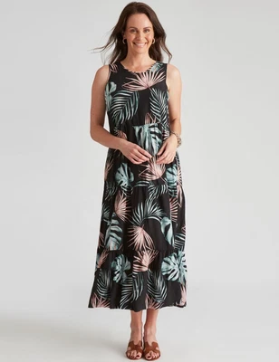 $18.38 • Buy Millers Tiered Rayon Maxi Dress Womens Clothing  Dresses Maxi