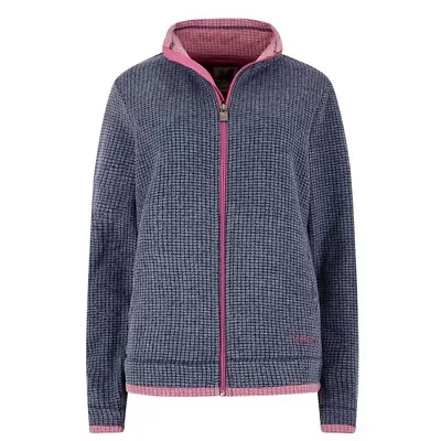 £32.95 • Buy Weird Fish Womens Ariana Eco Full Zip Grid Fleece - Navy