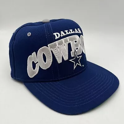 VTG Dallas Cowboys Starter Tri-Power NFL Pro Line Embroider Wool Snapback Hat • $59.99