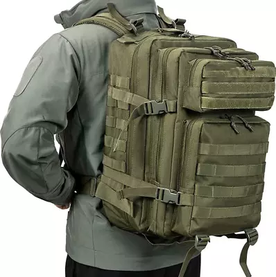 45L Tactical Military Backpack Large Army Molle Bag Rucksack 3 Day Assault Pack • $31.34